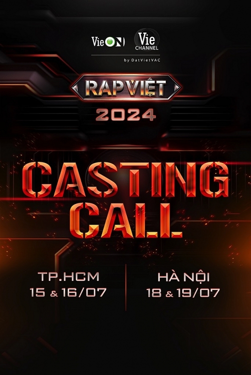 'Rap Việt 2024' công bố thông tin casting vào tháng 7