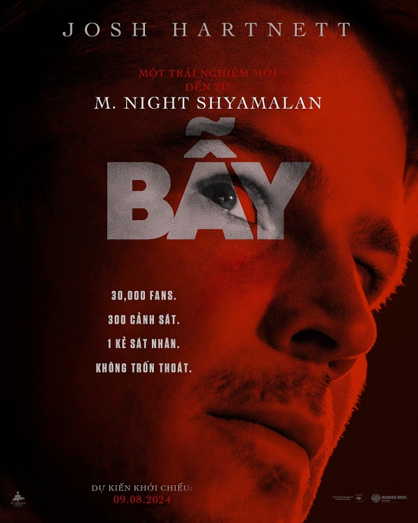 'Ông hoàng của những cú twist' M.Night Shyamalan trở lại với phim kinh dị tâm lý mới 'Trap - Bẫy'