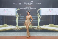 Minh Tú diện đầm gợi cảm, làm giám khảo 'khó tính' của 'Miss Grand Vietnam 2024'