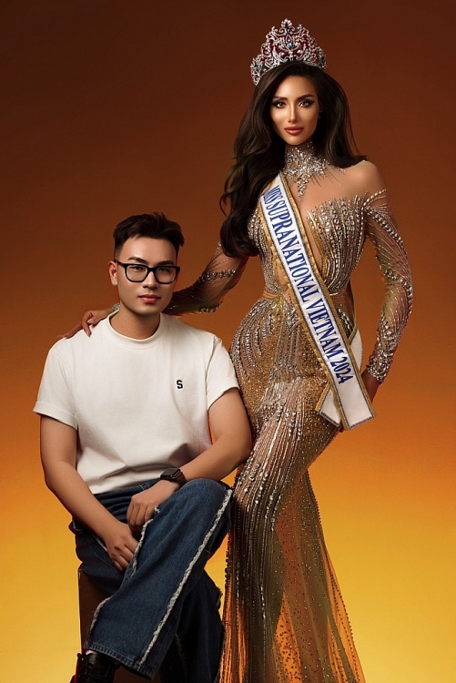 Trang phục dạ hội chính thức của Lydie Vũ tại đêm chung kết 'Miss Supranational 2024'