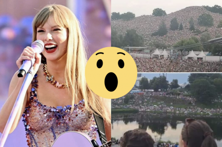 20 nghìn người xếp hàng trên đồi cao xem concert 'miễn phí' của Taylor Swift