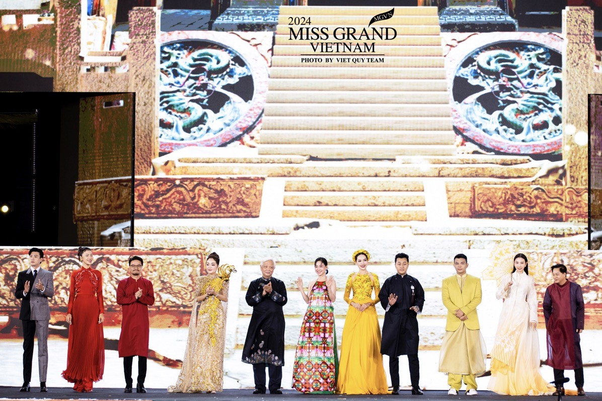 Hoa hậu Hoàng Thanh Nga rạng rỡ làm giám khảo 'Miss Grand Vietnam 2024'