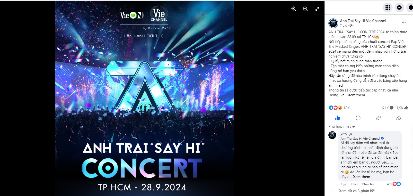 'Anh trai 'Say Hi' Concert 2024' hứa hẹn những màn 'quậy bung nóc'