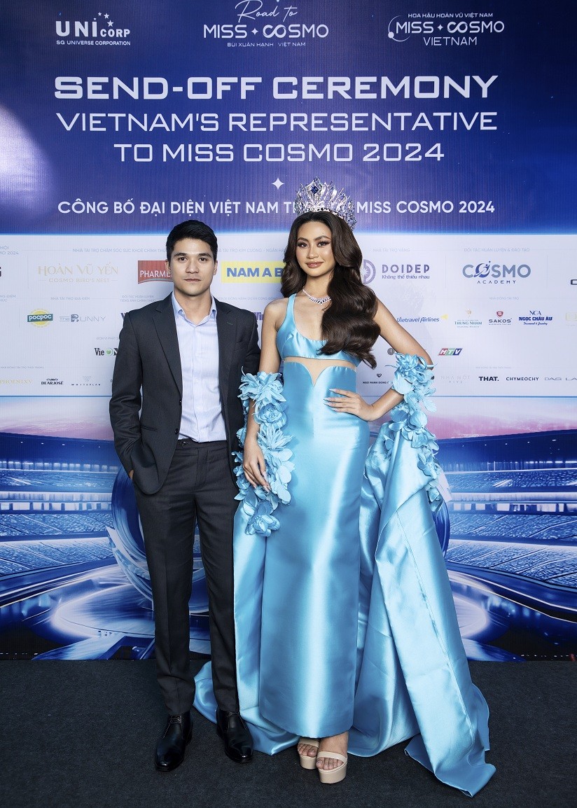 Hoa hậu Bùi Xuân Hạnh chính thức nhận Sash đại diện Việt Nam tham gia 'Miss Cosmo 2024'