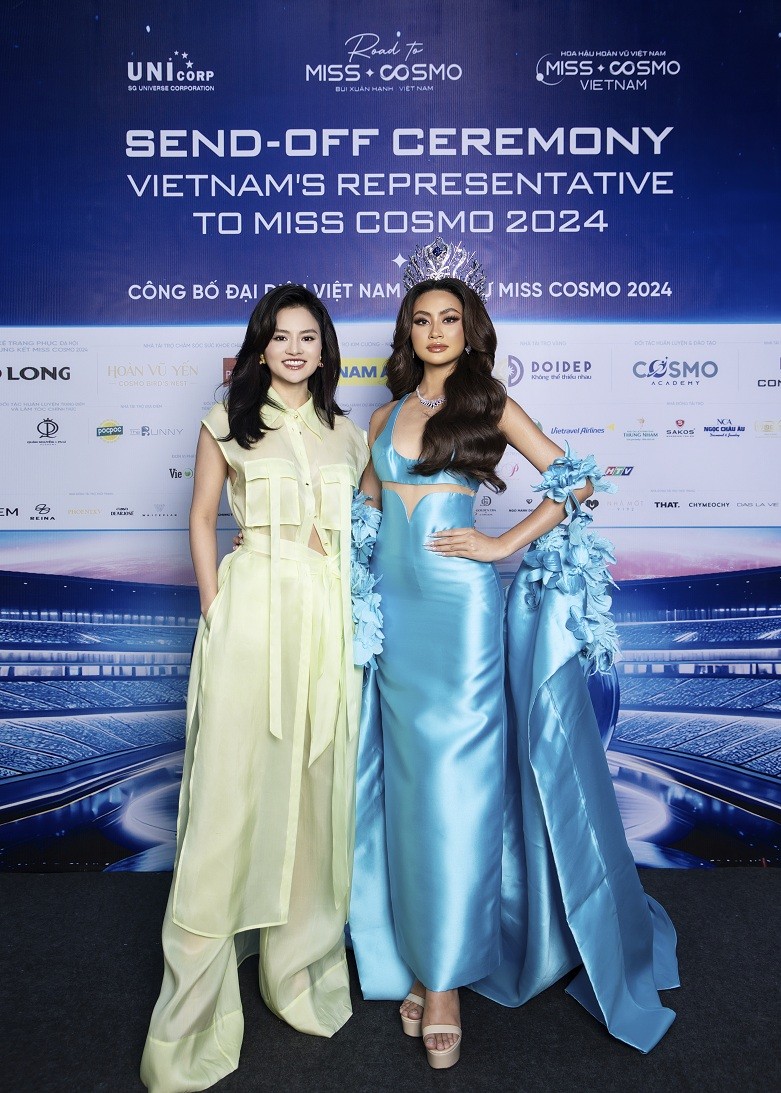 Hoa hậu Bùi Xuân Hạnh chính thức nhận Sash đại diện Việt Nam tham gia 'Miss Cosmo 2024'