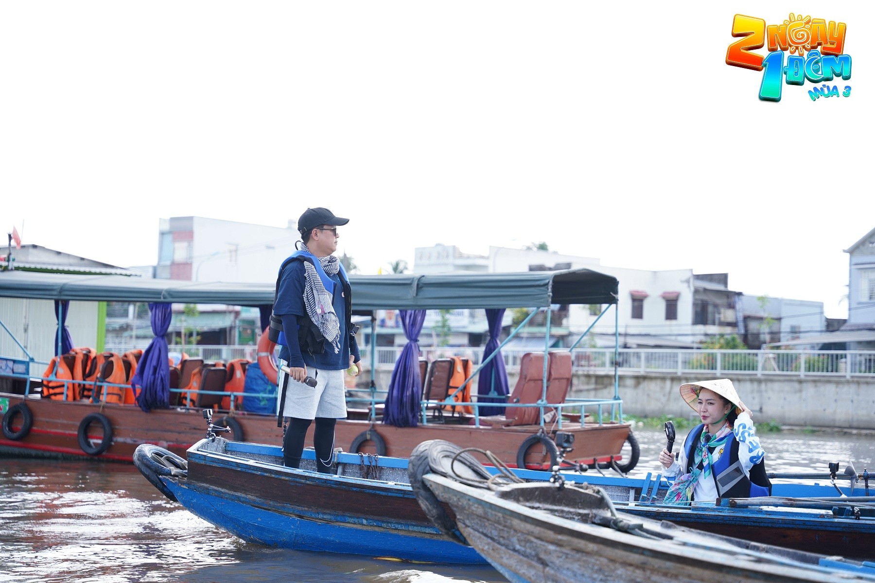 '2 ngày 1 đêm': Bích Phương - Negav tranh giải 'Thanh lịch Tây Đô' tại Cần Thơ