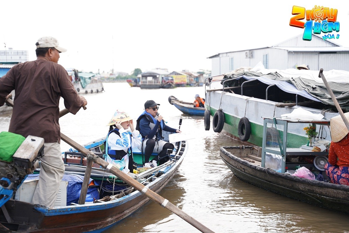 '2 ngày 1 đêm': Bích Phương - Negav tranh giải 'Thanh lịch Tây Đô' tại Cần Thơ