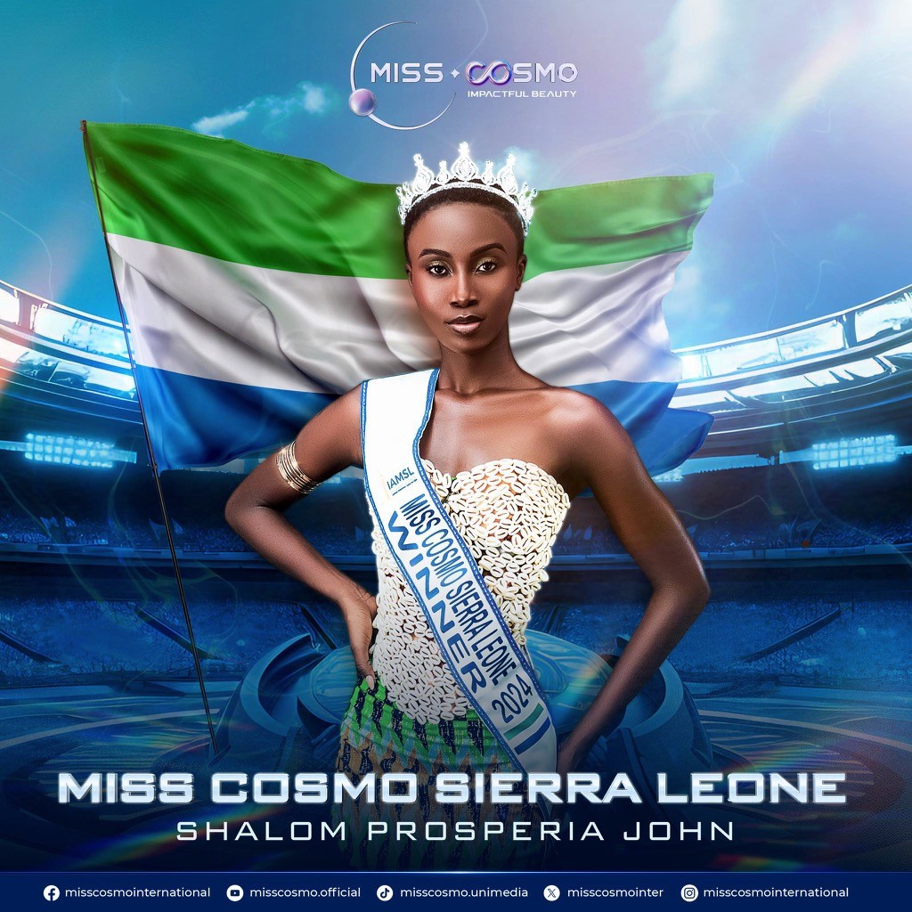 Miss Cosmo Sierra Leone 2024 - Shalom Prosperia John