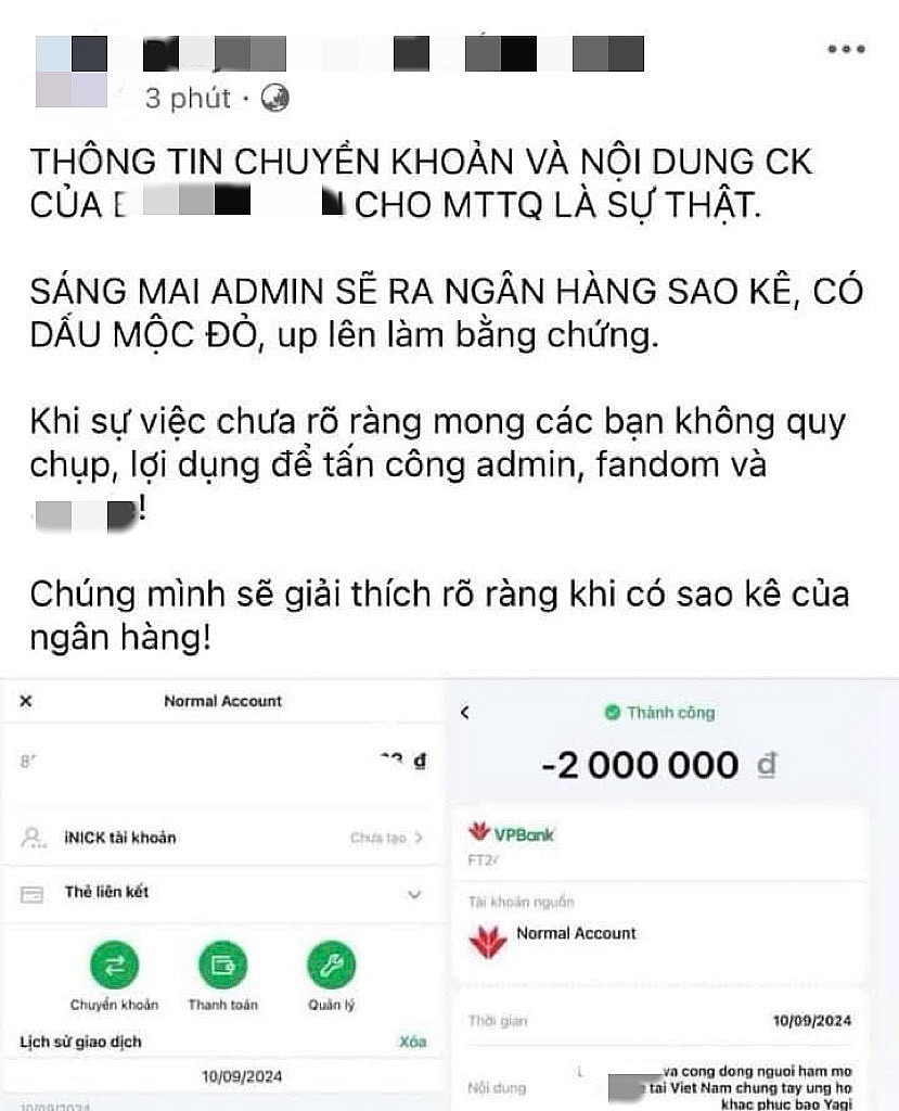 Cộng động mạng tiếp tục thành 'kiểm toán không lương', bóc trần người nổi tiếng 'phông bạt' từ thiện