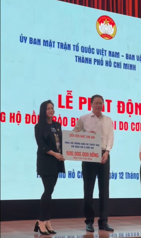 Nhật Kim Anh lên tiếng về 'tung tích' 1,3 tỷ đồng từ thiện ủng hộ bà con lũ lụt miền Bắc