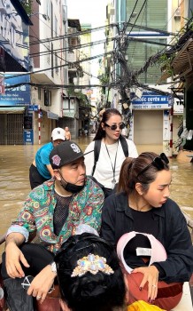 Quế Vân tiếp tục từ thiện tại Long Biên, Hà Nội sau loạt chỉ trích 'làm màu'