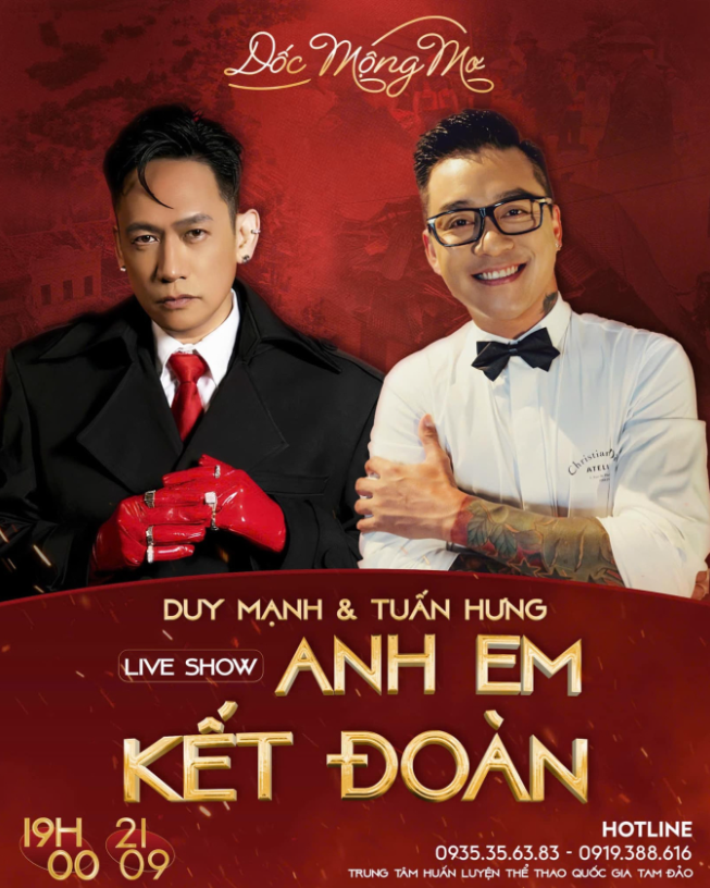 Liveshow Tuấn Hưng và Duy Mạnh lập kỷ lục khán giả