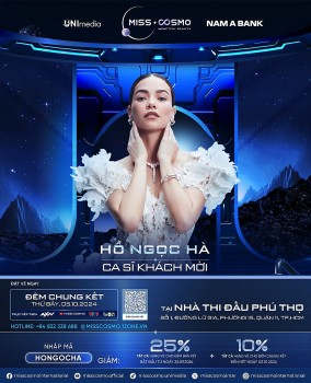 Công bố nghệ sĩ khách mời đầu tiên của chung kết 'Miss Cosmo 2024' - Ca sĩ Hồ Ngọc Hà