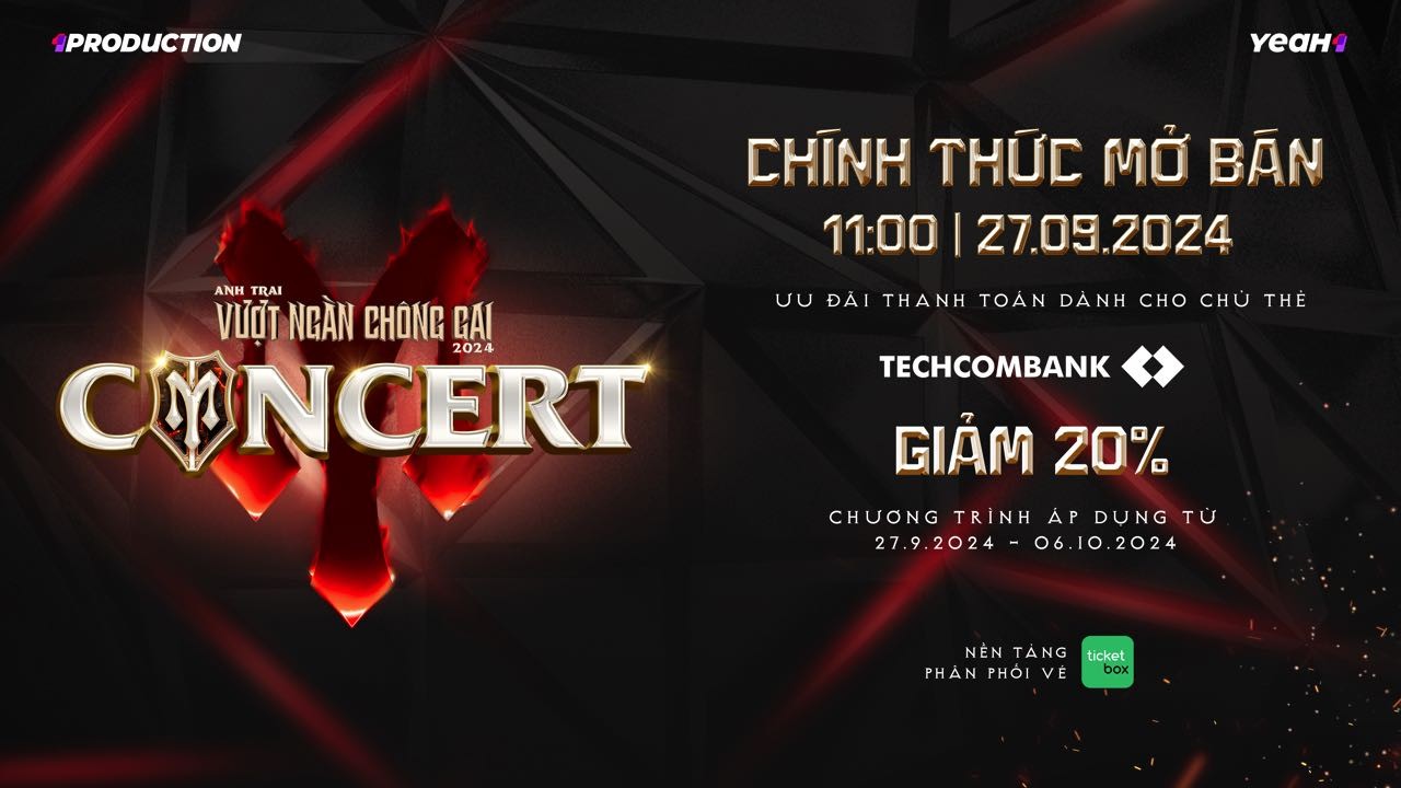 Sắp mở bán gần 20.000 vé Concert 'Anh trai vượt ngàn chông gai 2024'