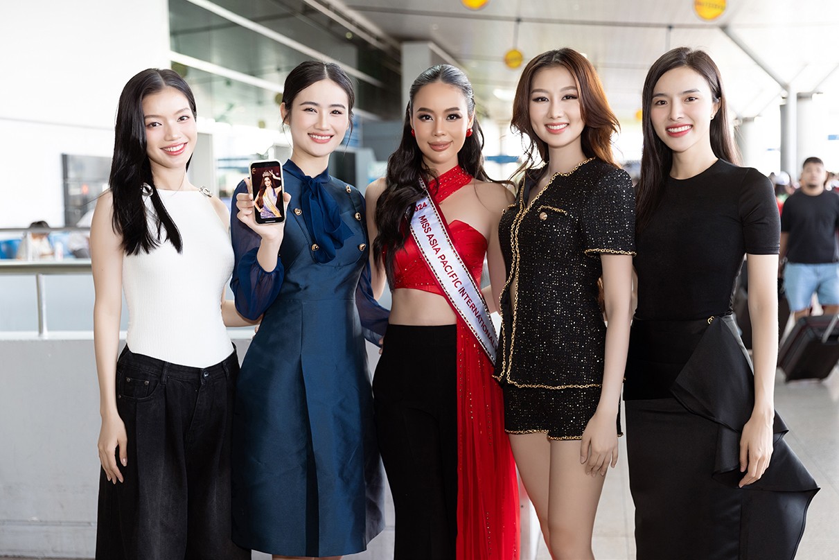 Á hậu Phạm Thị Ánh Vương lên đường sang Philippines tham gia 'Miss Asia Pacific International 2024'