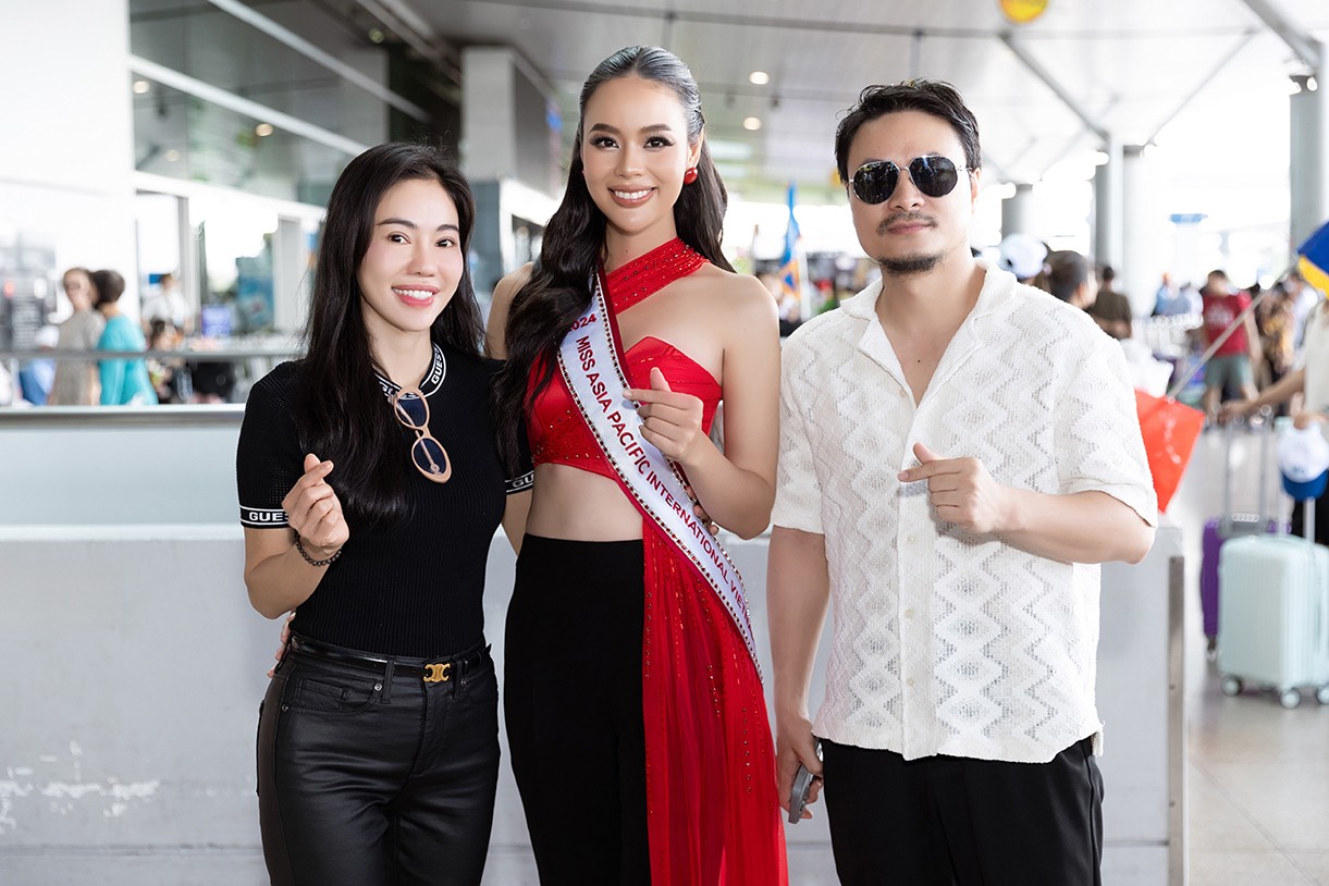 Á hậu Phạm Thị Ánh Vương lên đường sang Philippines tham gia 'Miss Asia Pacific International 2024'