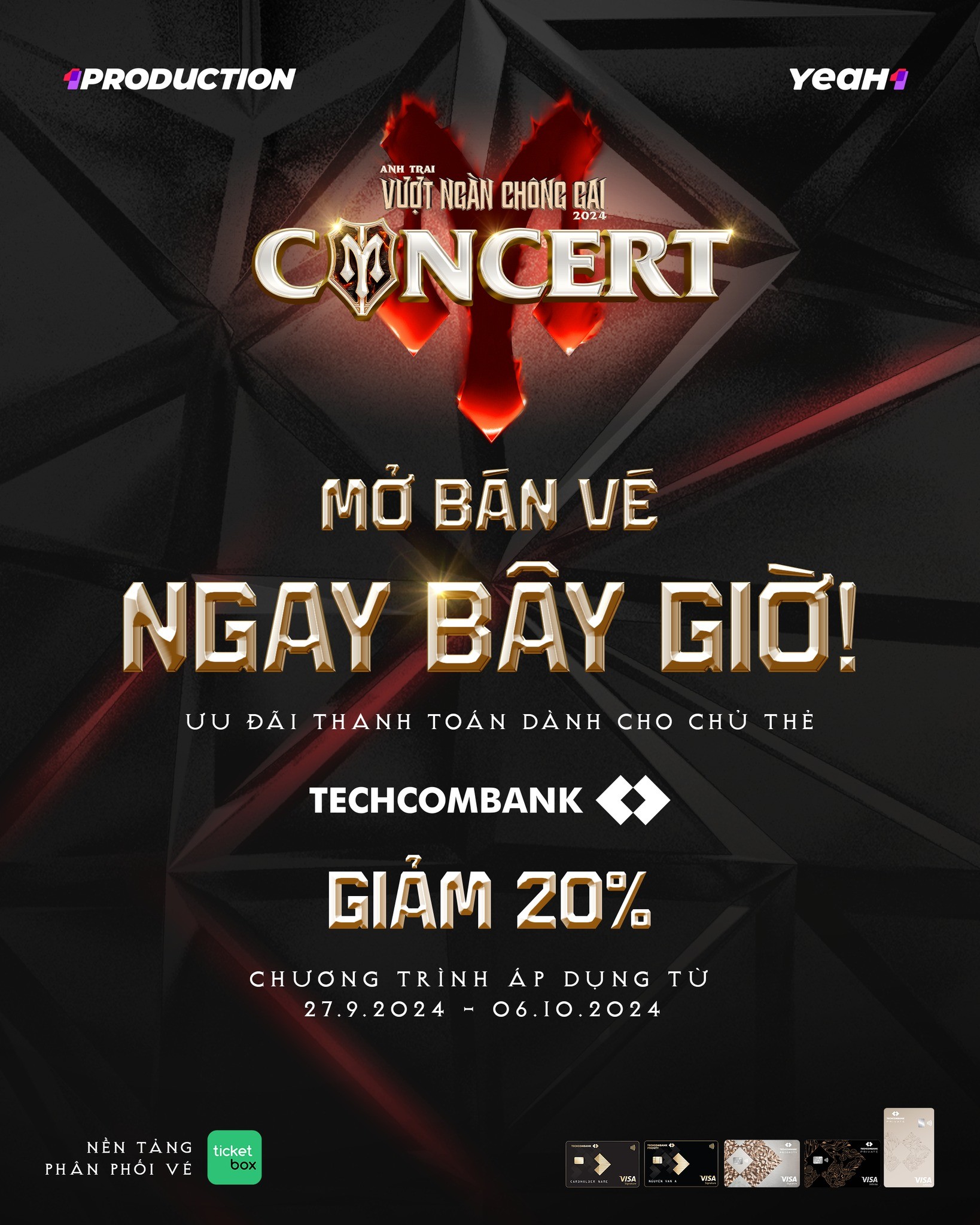 'Cháy' toàn bộ vé concert 'Anh trai vượt ngàn chông gai 2024' sau hơn 1 tiếng mở bán