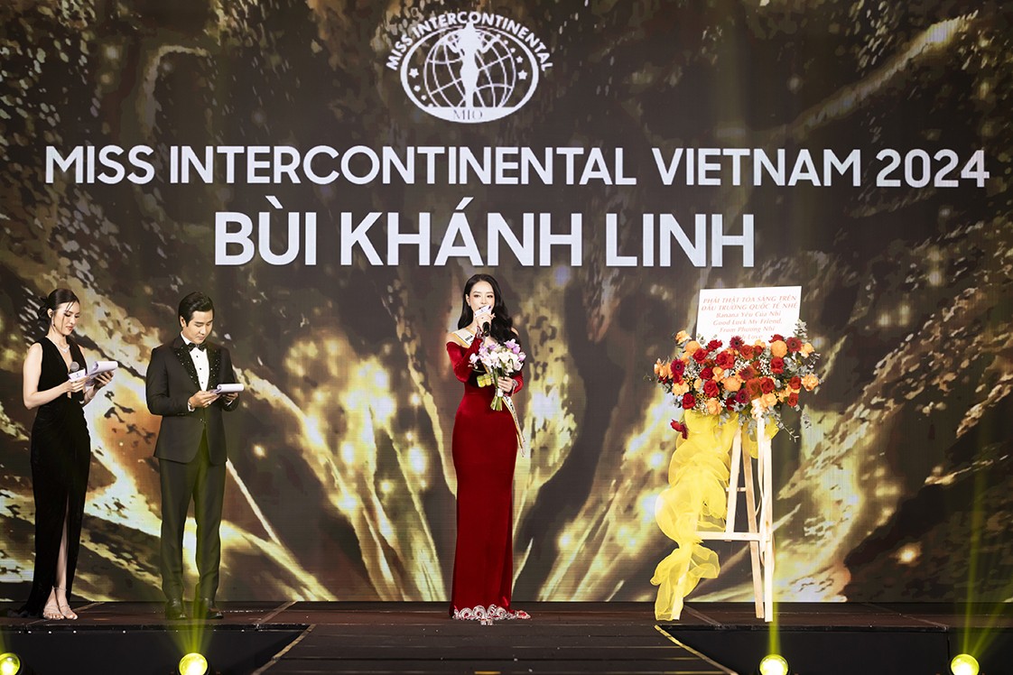 Bùi Khánh Linh đại diện Việt Nam tham dự 'Miss Intercontinental 2024 - Hoa hậu liên lục địa 2024'