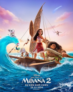 Moana gặp bạn đồng hành mới, đối mặt nguy hiểm nơi đại dương trong trailer mới của 'Moana 2'