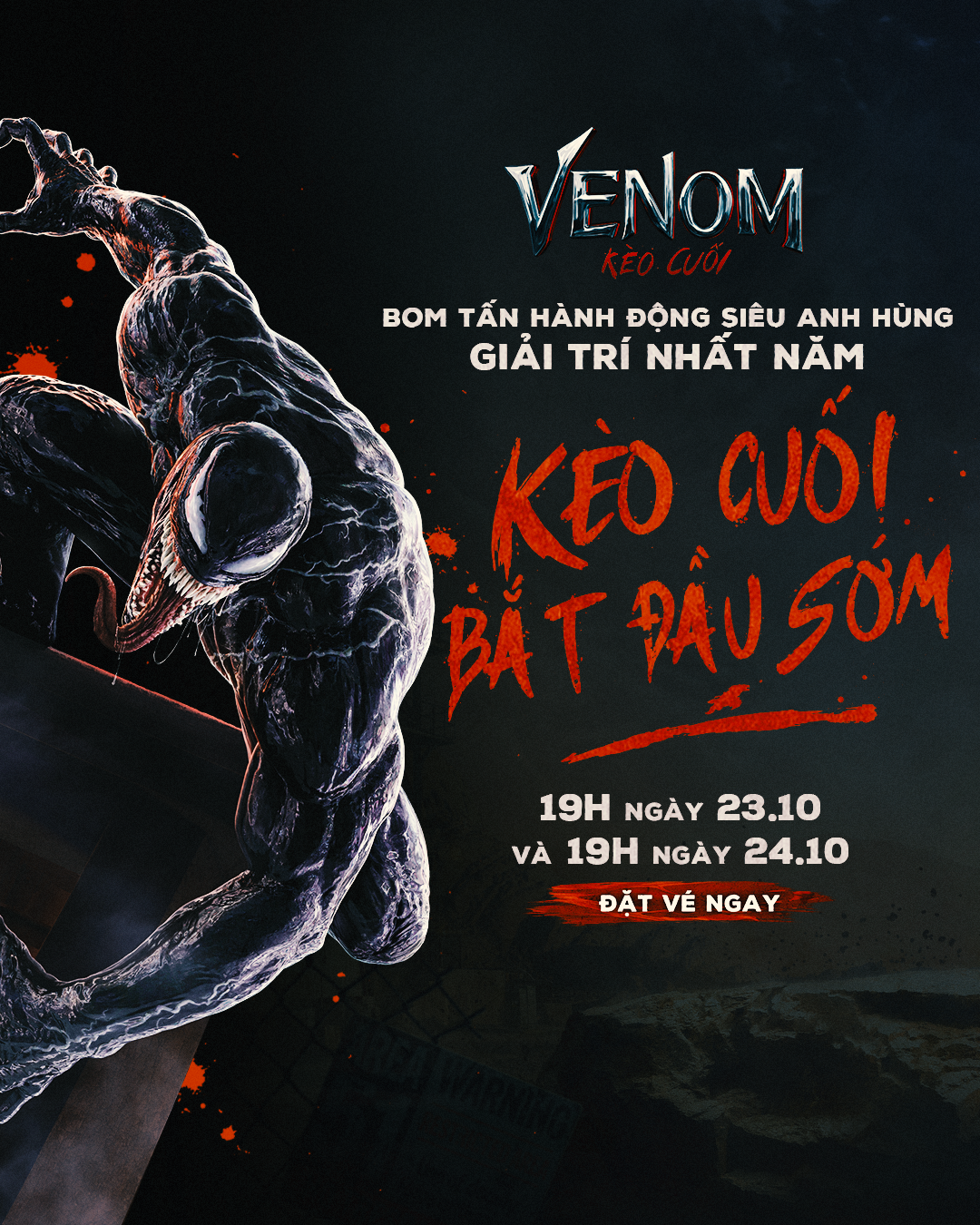 'Venom: The last dance' nhận mưa lời khen của giới phê bình, đạt Top 1 phòng vé Việt ngay ngày đầu chiếu sớm