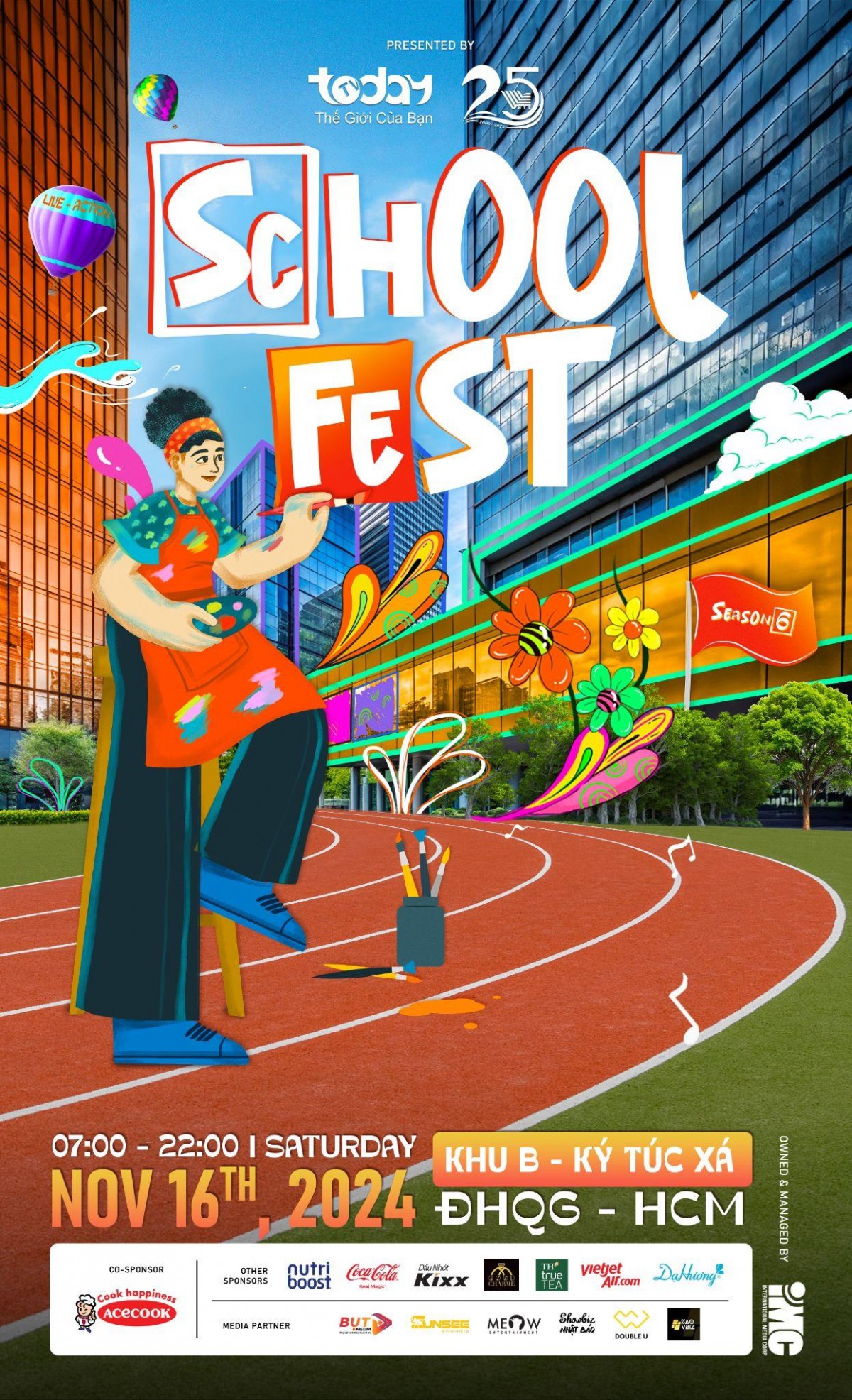 Giới trẻ đã sẵn sàng cho sự trở lại của School Fest 6, nơi sẽ có sân khấu hoành tráng của các anh trai ‘say hi’ cùng anh tài