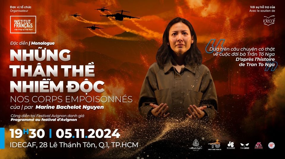 Vở kịch 'Những thân thể nhiễm độc' của đạo diễn Marine Bachelot Nguyen được công diễn tại Thành phố Hồ Chí Minh