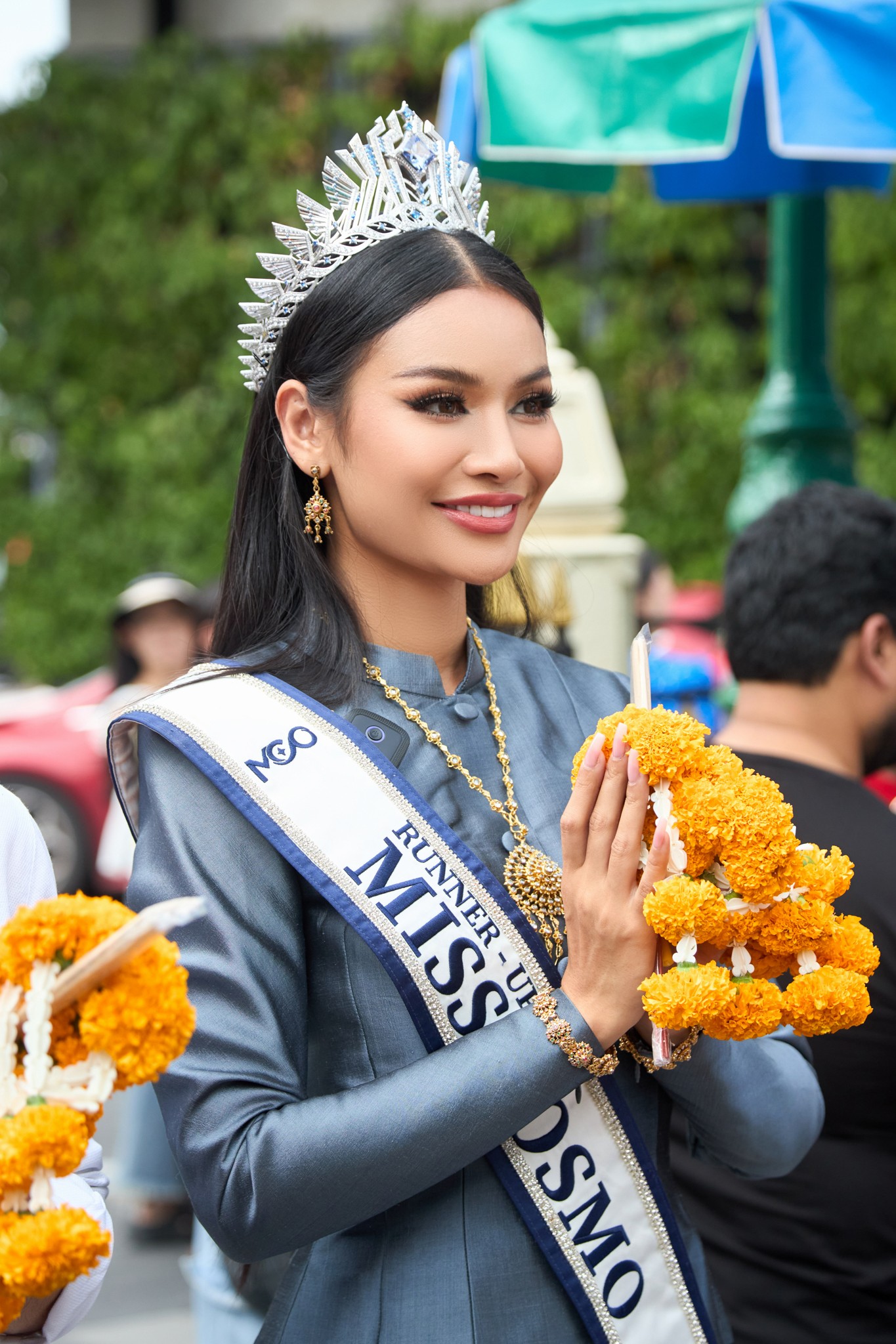 Hoạt động thiện nguyện đầu tiên của người đẹp Karnruethai Tassabut tại quê nhà Thái Lan trên cương vị Á hậu 'Miss Cosmo 2024'