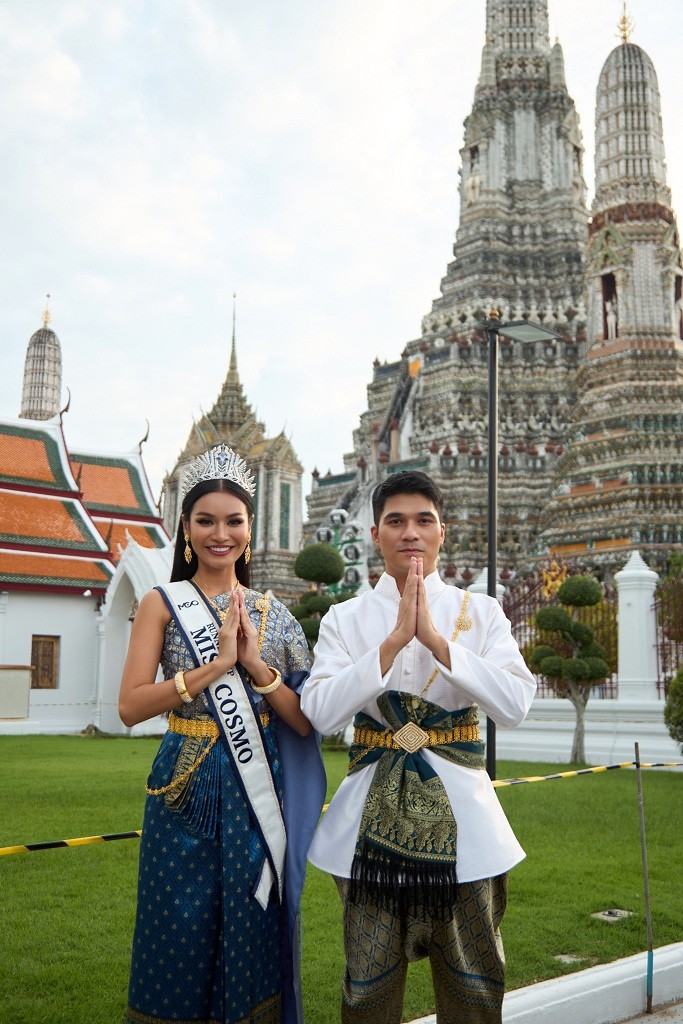 Hoạt động thiện nguyện đầu tiên của người đẹp Karnruethai Tassabut tại quê nhà Thái Lan trên cương vị Á hậu 'Miss Cosmo 2024'