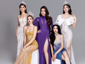 Trương Ngọc Ánh đọ sắc cùng Top 4 'Miss Earth 2023' trong bộ ảnh kỷ niệm nhiệm kỳ đáng nhớ