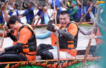 '2 ngày 1 đêm' mở hội đua ghe ngo tại Trà Vinh với sự tham gia của hơn 100 vận động viên