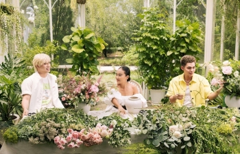 NTK Lý Quí Khánh rủ Jun Phạm, Đoan Trang cắm hoa, tiết lộ phương pháp giúp chữa lành tâm hồn