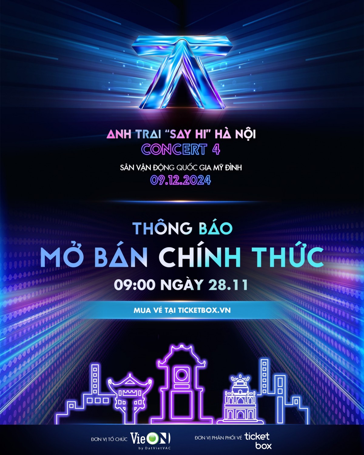 'Anh trai Say Hi' tiếp tục tổ chức Concert 4 tại Hà Nội