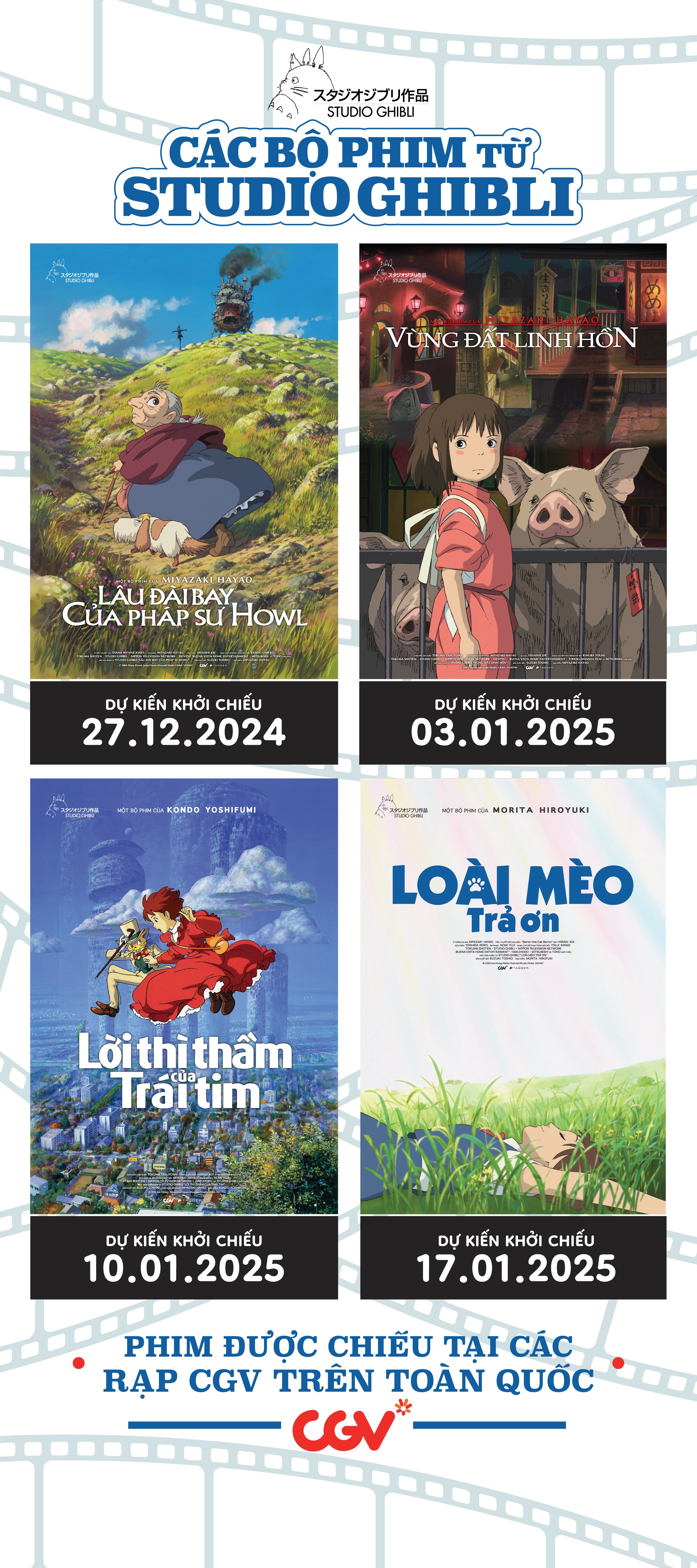 CGV và hành trình mang thế giới thơ mộng của Studio Ghibli lên màn ảnh rộng