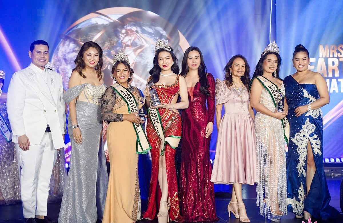 Vũ Thị Hoa - Chiến binh âm thầm đăng quang 'Mrs Earth International 2024'