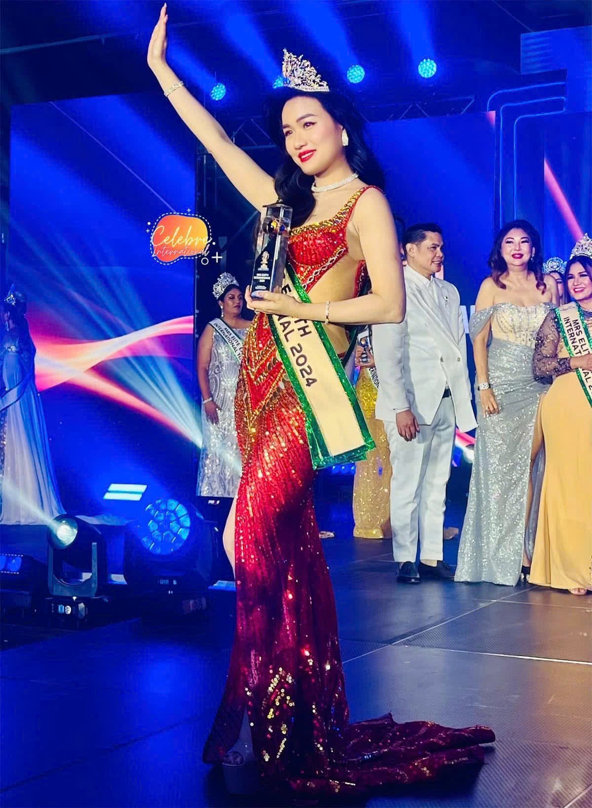 Vũ Thị Hoa - Chiến binh âm thầm đăng quang 'Mrs Earth International 2024'