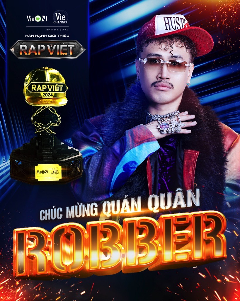 Team B Ray thắng lớn khi ẵm trọn 2 giải thưởng danh giá, Quán quân 'Rap Việt 2024' gọi tên Robber, Á quân thuộc về Gill