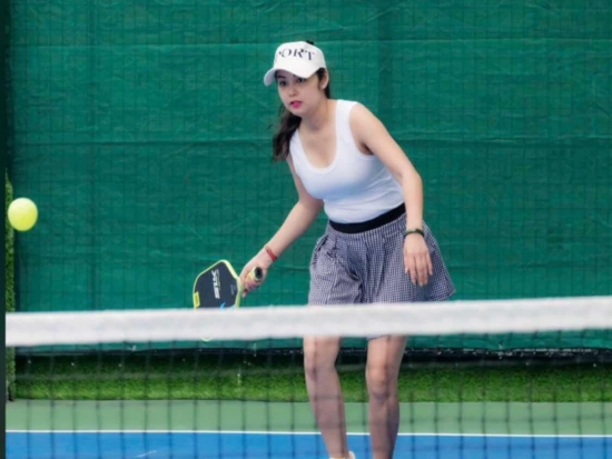 'Nàng hậu' Amy Lê Anh 'lột xác' với Pickleball