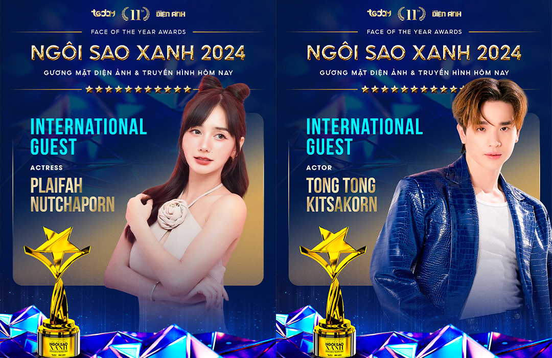 Idol Kpop - Samuel, cặp sao Thái Lan - Tong Tong & Plaifah cùng hàng trăm nghệ sĩ đình đám Vbiz cùng góp mặt tại lễ trao giải Ngôi Sao Xanh 2024