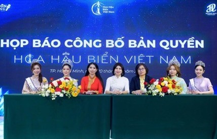 Họp báo công bố bản quyền 'Hoa hậu biển Việt Nam'