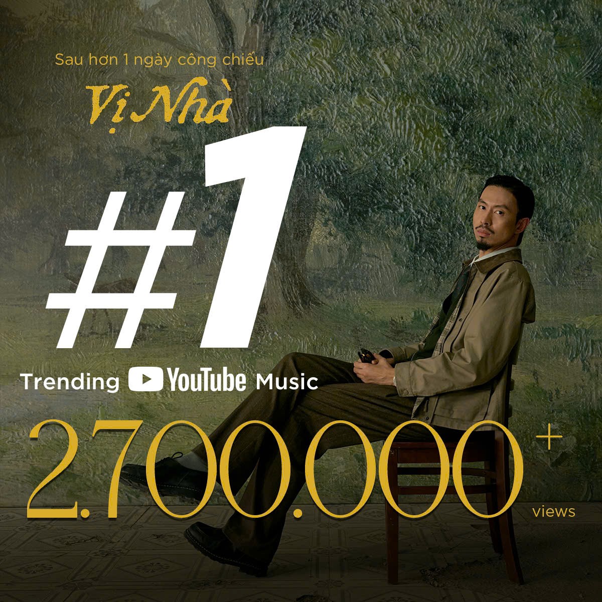 MV 'Vị nhà' của Đen đạt Top 1 Trending YouTube chỉ sau 1 ngày công chiếu