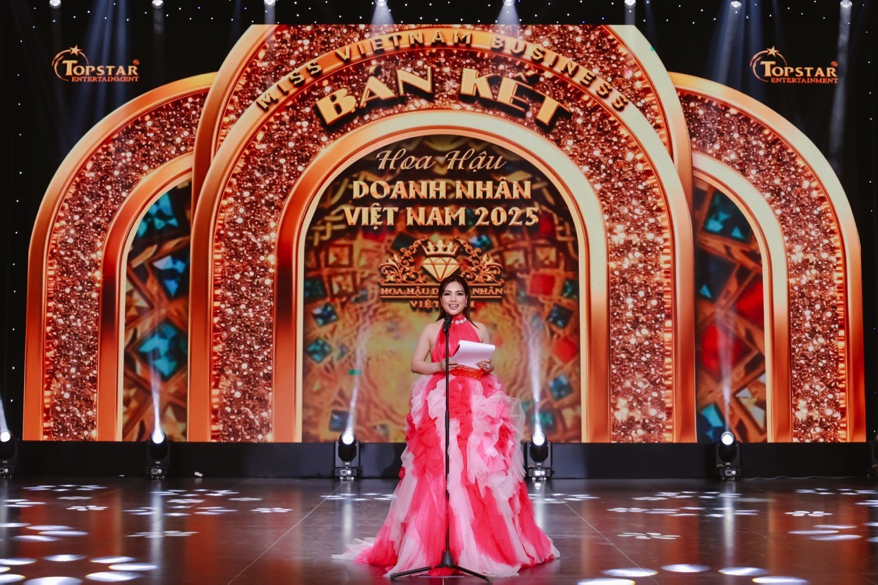 Top 24 'hoa hồng thép' thăng hoa trong đêm bán kết 'Hoa hậu doanh nhân Việt Nam 2025'