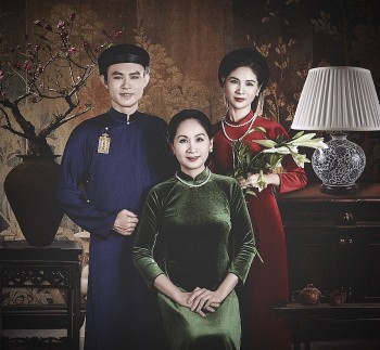 Quán quân Liêu Kỳ, 'Hoa hậu Điện ảnh' Diệu Hương, 'Én vàng' Kiều Hải Chuyên tôn vinh nét đẹp nền nã của áo dài Việt