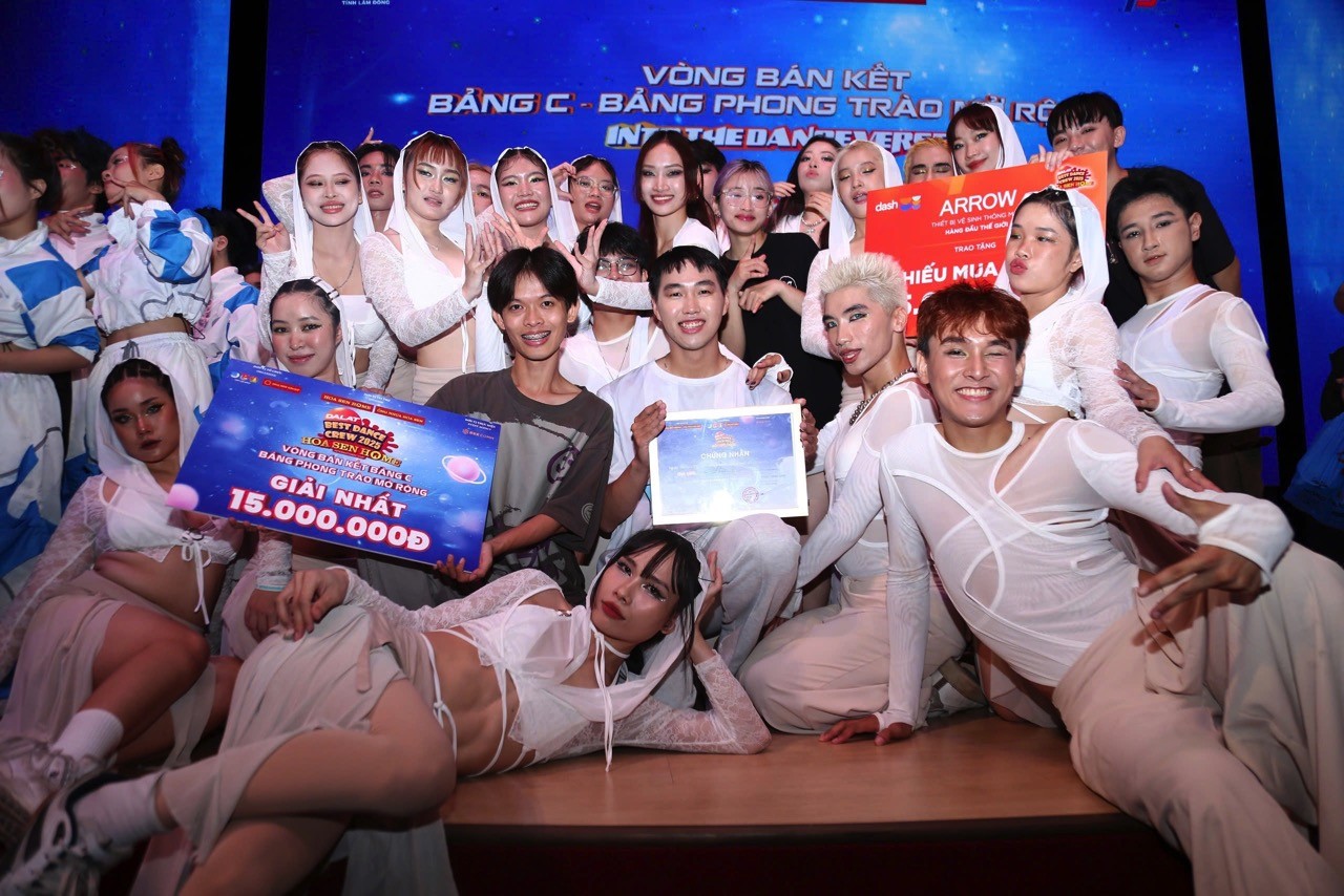 Lộ diện 5 nhóm nhảy đầu tiên sẽ tranh tài tại chung kết 'Dalat Best Dance Crew 2025 - Hoa Sen Home International Cup'