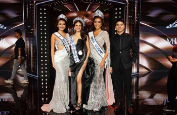 'Miss Cosmo 2024' hội ngộ Hoa hậu Harnaaz Sandhu, gấp đôi visual làm fan tấm tắc