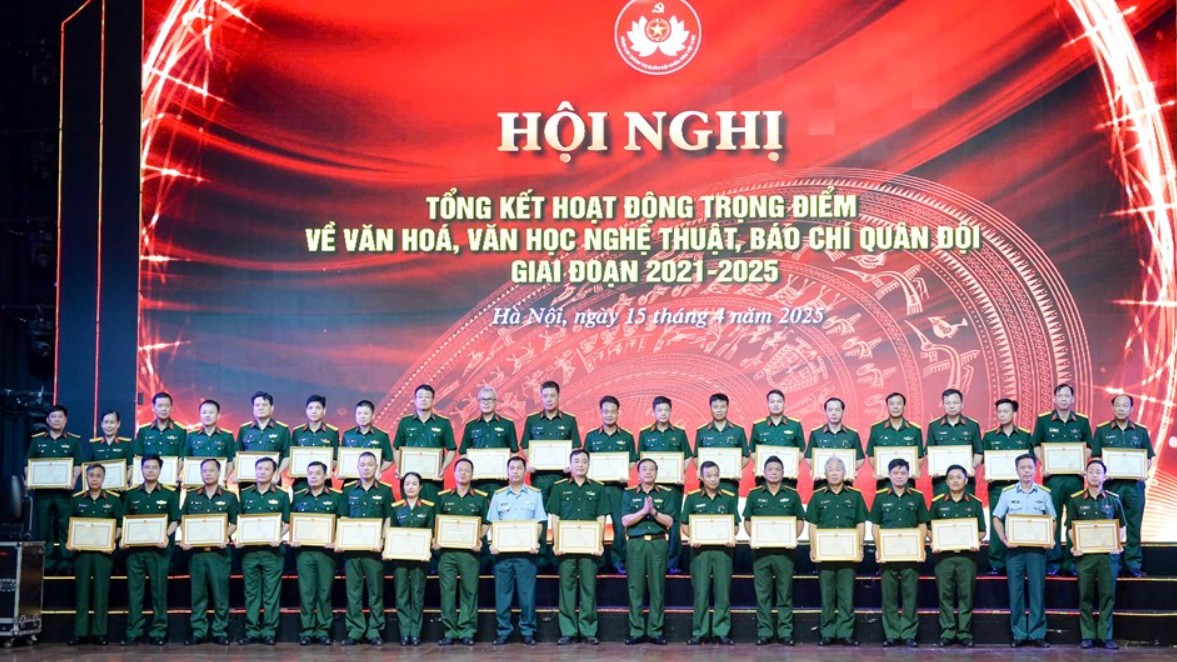 Hội nghị tổng kết hoạt động trọng điểm về văn hóa, văn học nghệ thuật, báo chí Quân đội giai đoạn 2021 - 2025