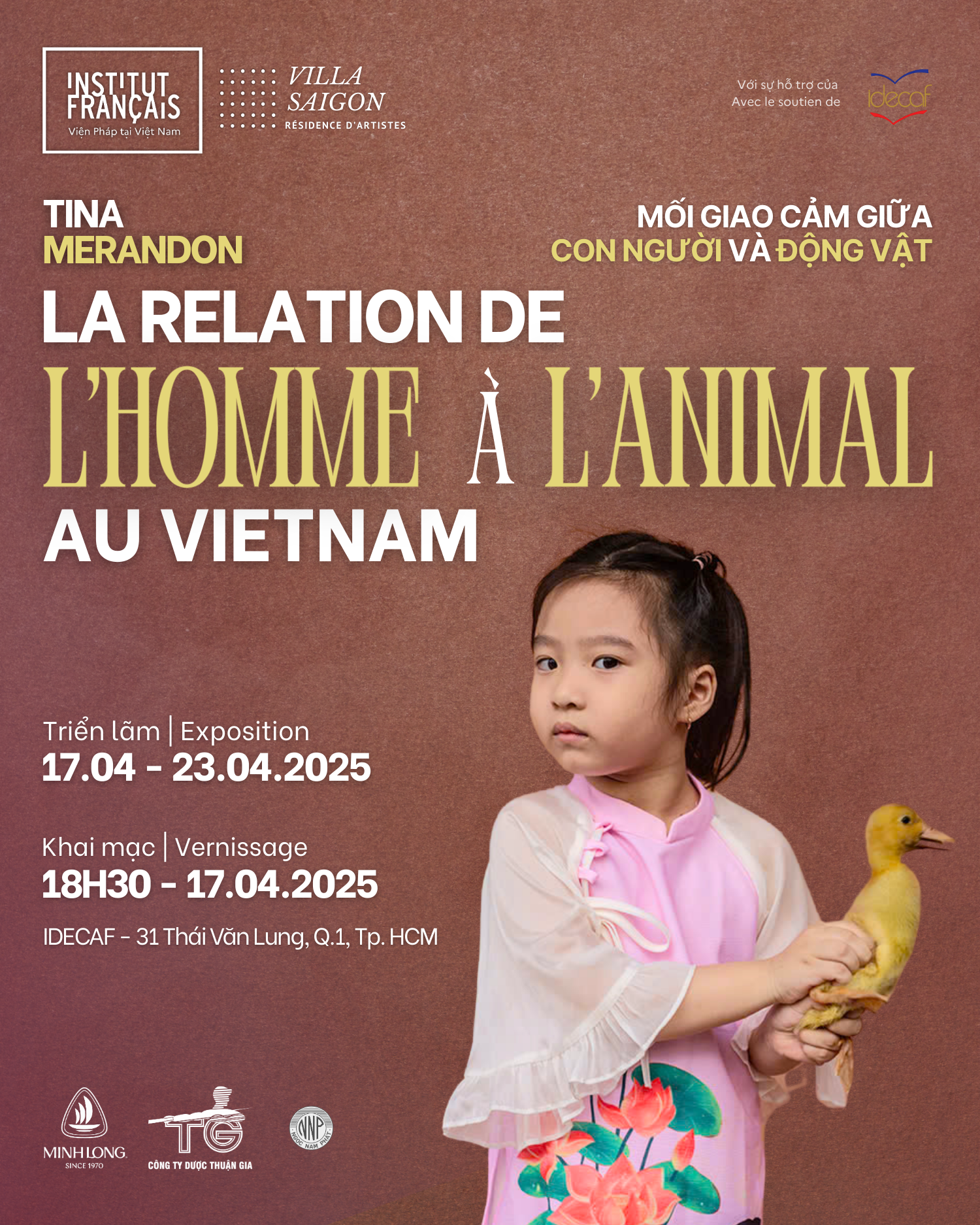 Triển lãm ảnh 'Mối giao cảm giữa con người và động vật' của nghệ sĩ Tina Merandon