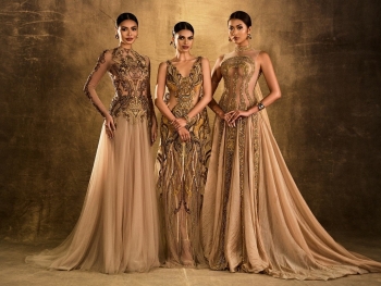 Top 2 'Hoa hậu hoàn vũ quốc tế 2024' hội ngộ 'Miss Cosmo India 2025' trong bộ ảnh thời trang