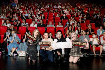 'Tổng tài' Neko Lê xuất hiện cực điển trai tại buổi ra mắt phim 'Holy night: Đội săn quỷ'