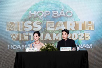 NSND Lê Khanh, Hoa hậu Nông Thúy Hằng, NTK Ivan Trần... ngồi 'ghế nóng' cuộc thi 'Miss Earth Vietnam 2025'