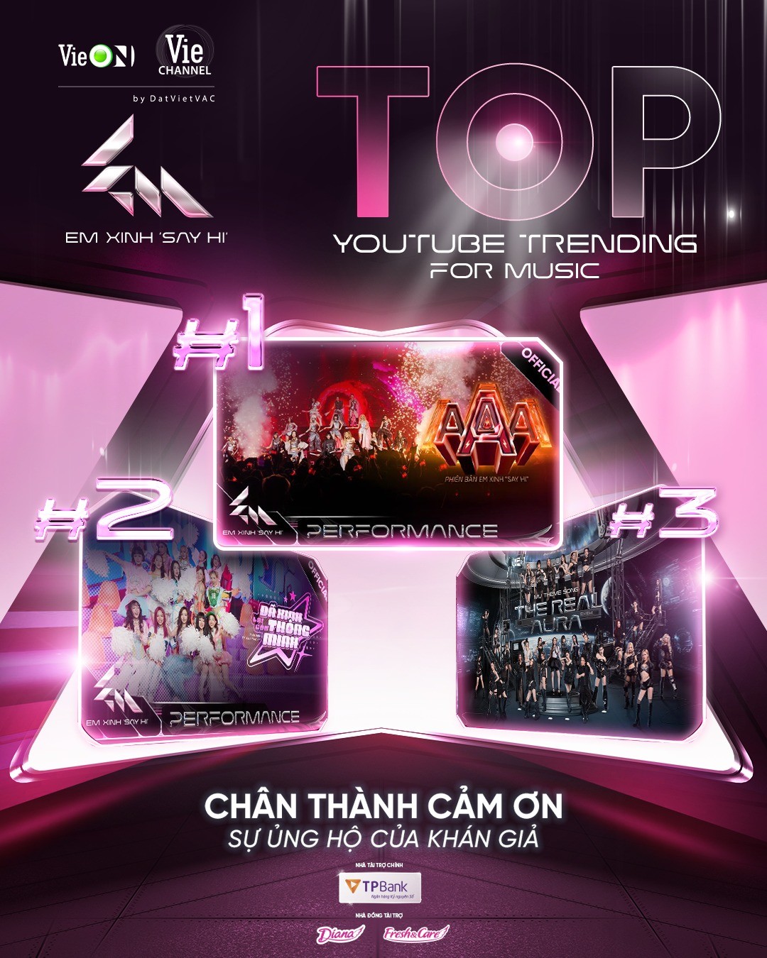 'Em xinh 'Say Hi' tập 1: Dài 5 tiếng như concert, 'công phá' Top Trending YouTube